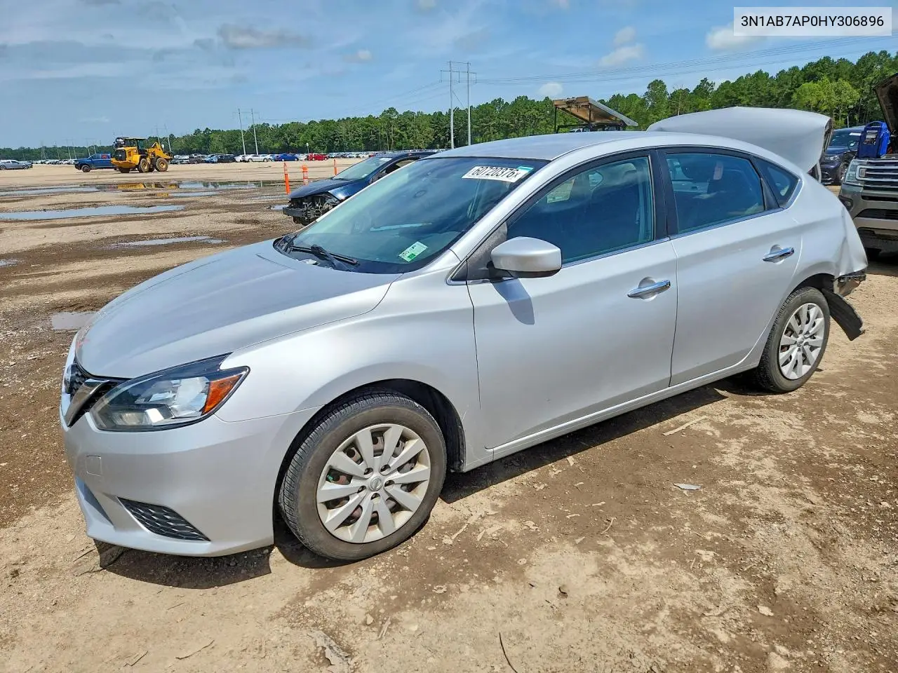 2017 Nissan Sentra S VIN: 3N1AB7AP0HY306896 Lot: 60720376