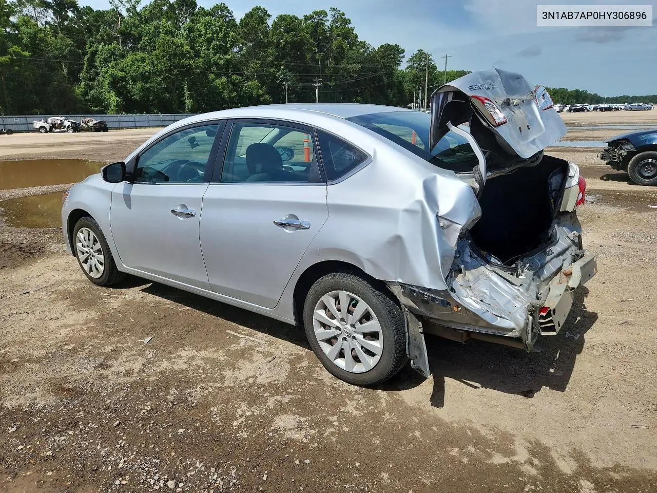 2017 Nissan Sentra S VIN: 3N1AB7AP0HY306896 Lot: 60720376