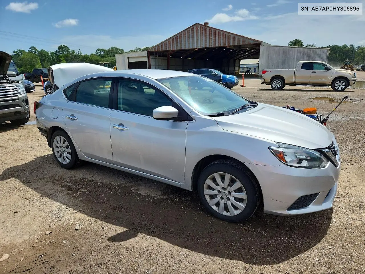 2017 Nissan Sentra S VIN: 3N1AB7AP0HY306896 Lot: 60720376