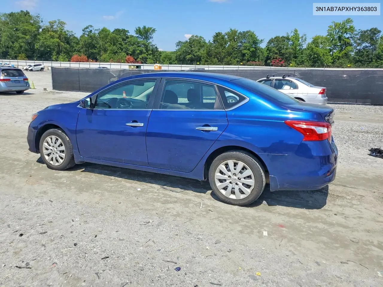 2017 Nissan Sentra S VIN: 3N1AB7APXHY363803 Lot: 61014996
