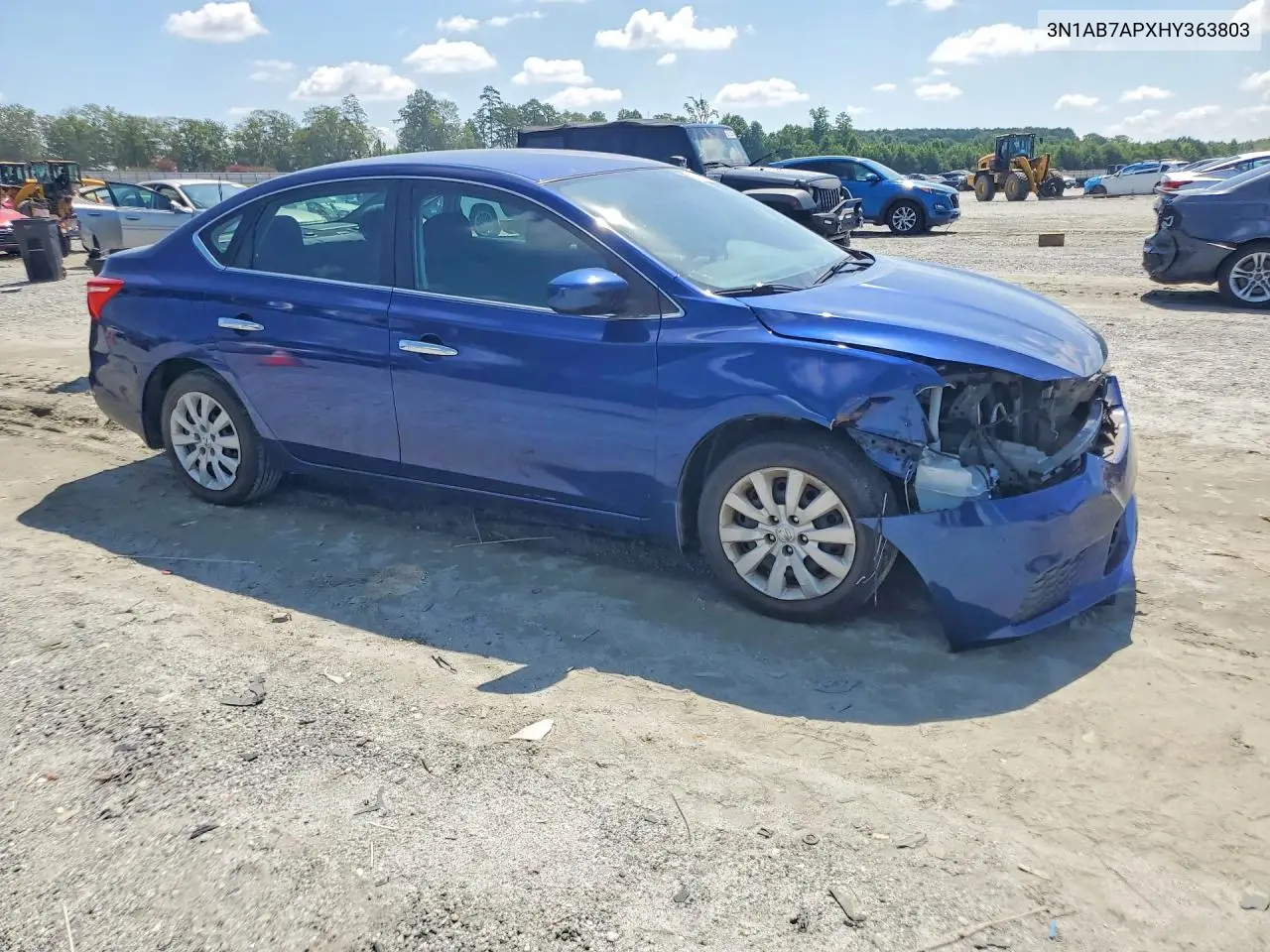 2017 Nissan Sentra S VIN: 3N1AB7APXHY363803 Lot: 61014996