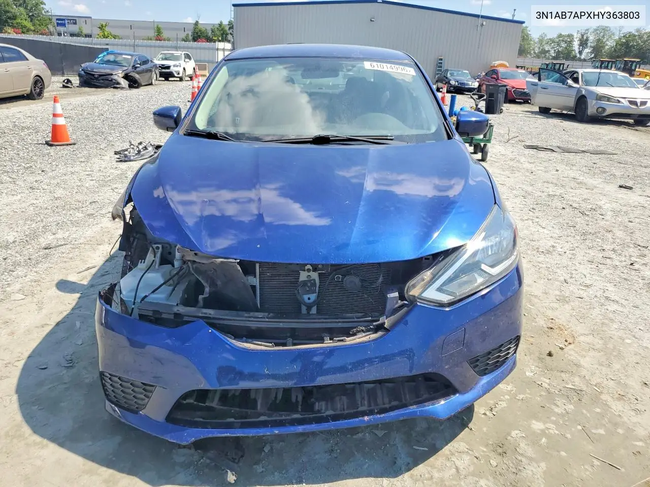 2017 Nissan Sentra S VIN: 3N1AB7APXHY363803 Lot: 61014996