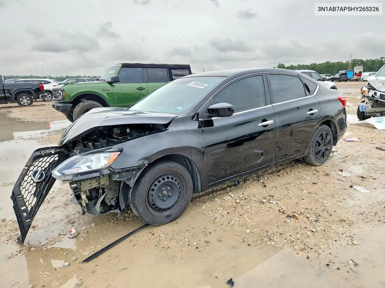 2017 Nissan Sentra S VIN: 3N1AB7AP5HY265326 Lot: 61046536