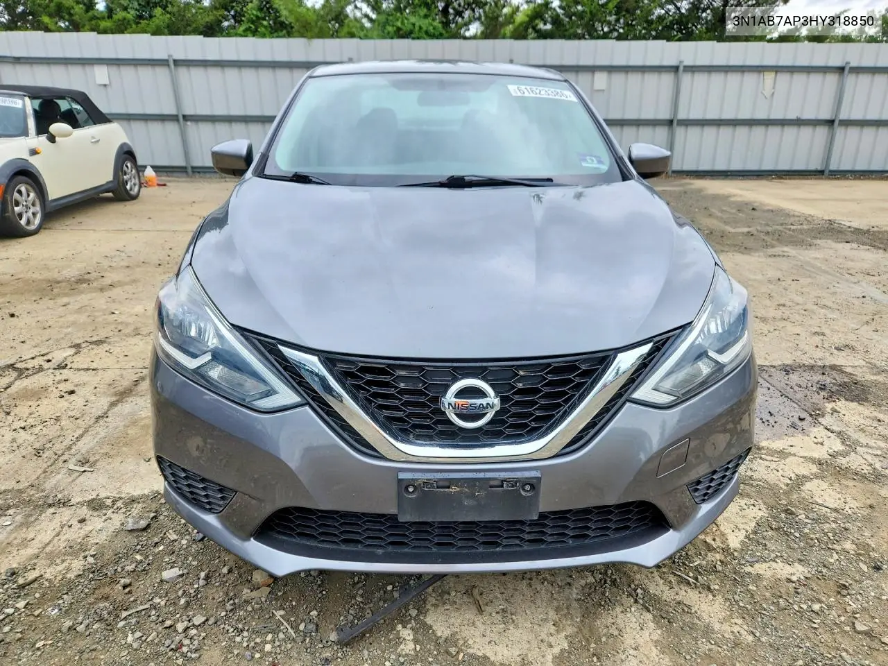 2017 Nissan Sentra Sv VIN: 3N1AB7AP3HY318850 Lot: 61623386
