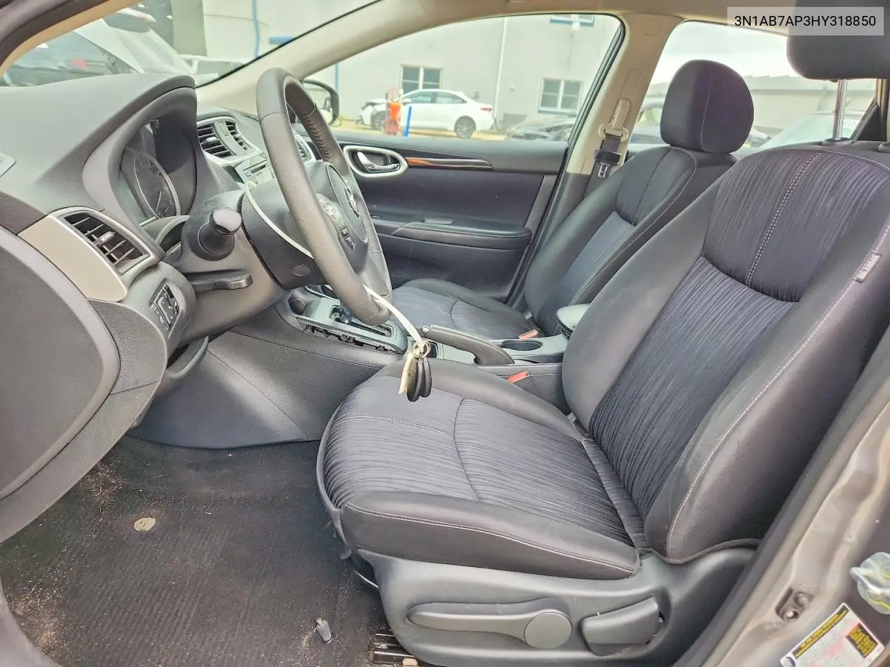 2017 Nissan Sentra Sv VIN: 3N1AB7AP3HY318850 Lot: 61623386