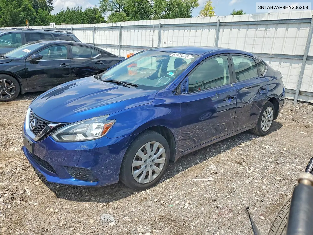 2017 Nissan Sentra VIN: 3N1AB7AP8HY206268 Lot: 61877856