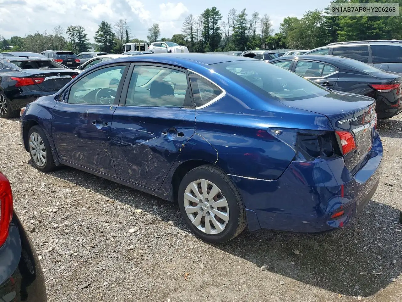 2017 Nissan Sentra VIN: 3N1AB7AP8HY206268 Lot: 61877856