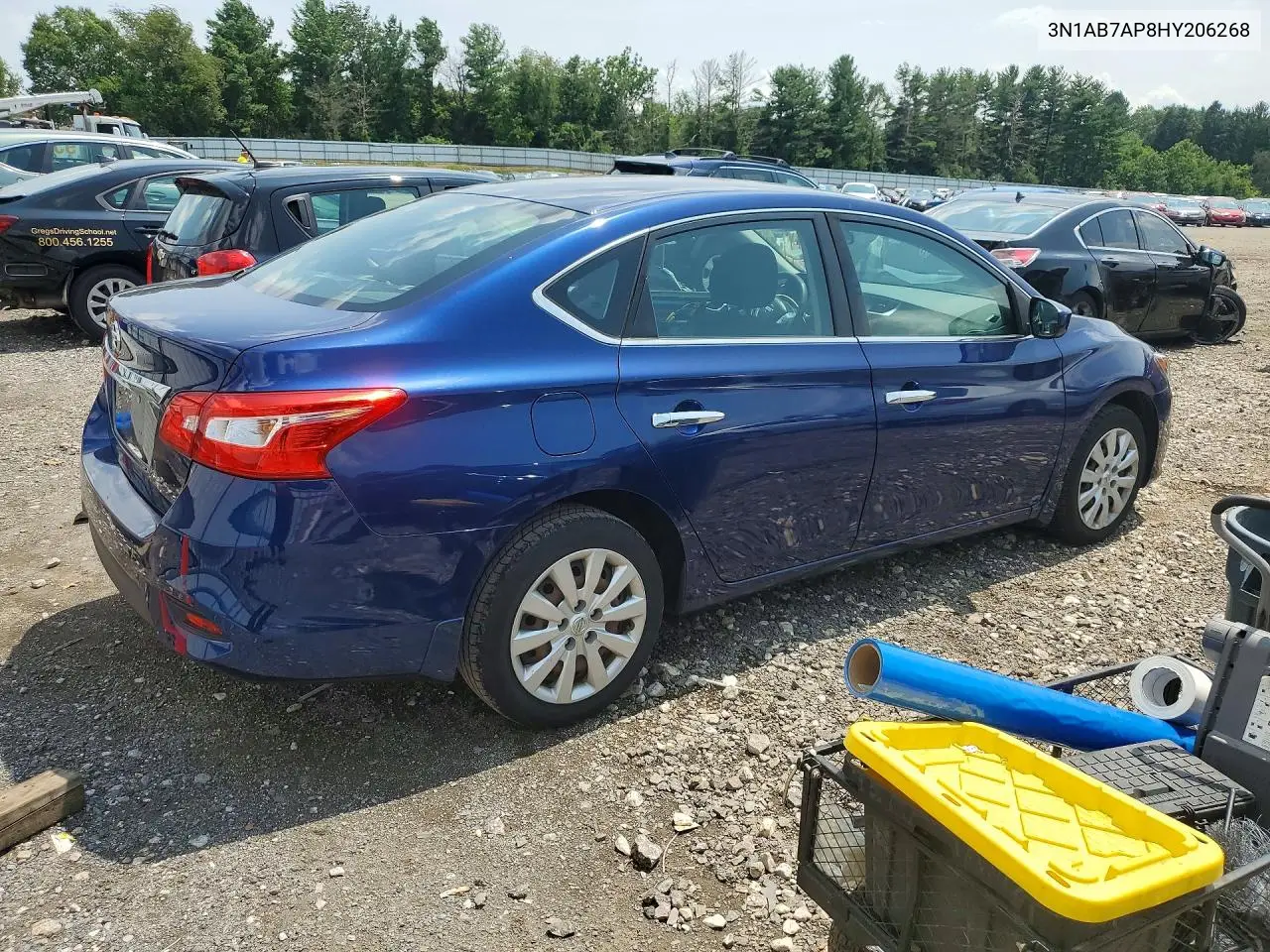 2017 Nissan Sentra VIN: 3N1AB7AP8HY206268 Lot: 61877856