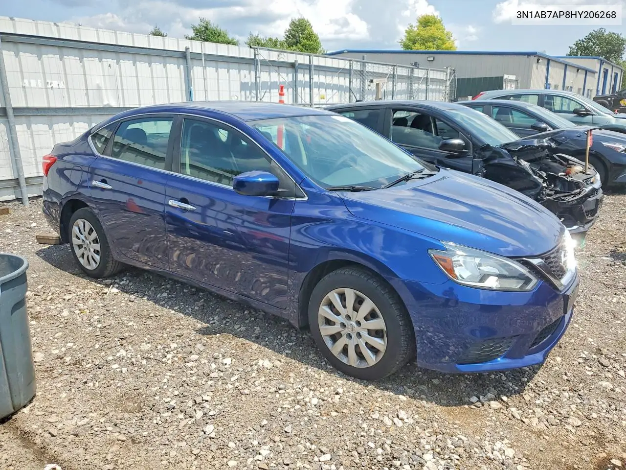 2017 Nissan Sentra VIN: 3N1AB7AP8HY206268 Lot: 61877856