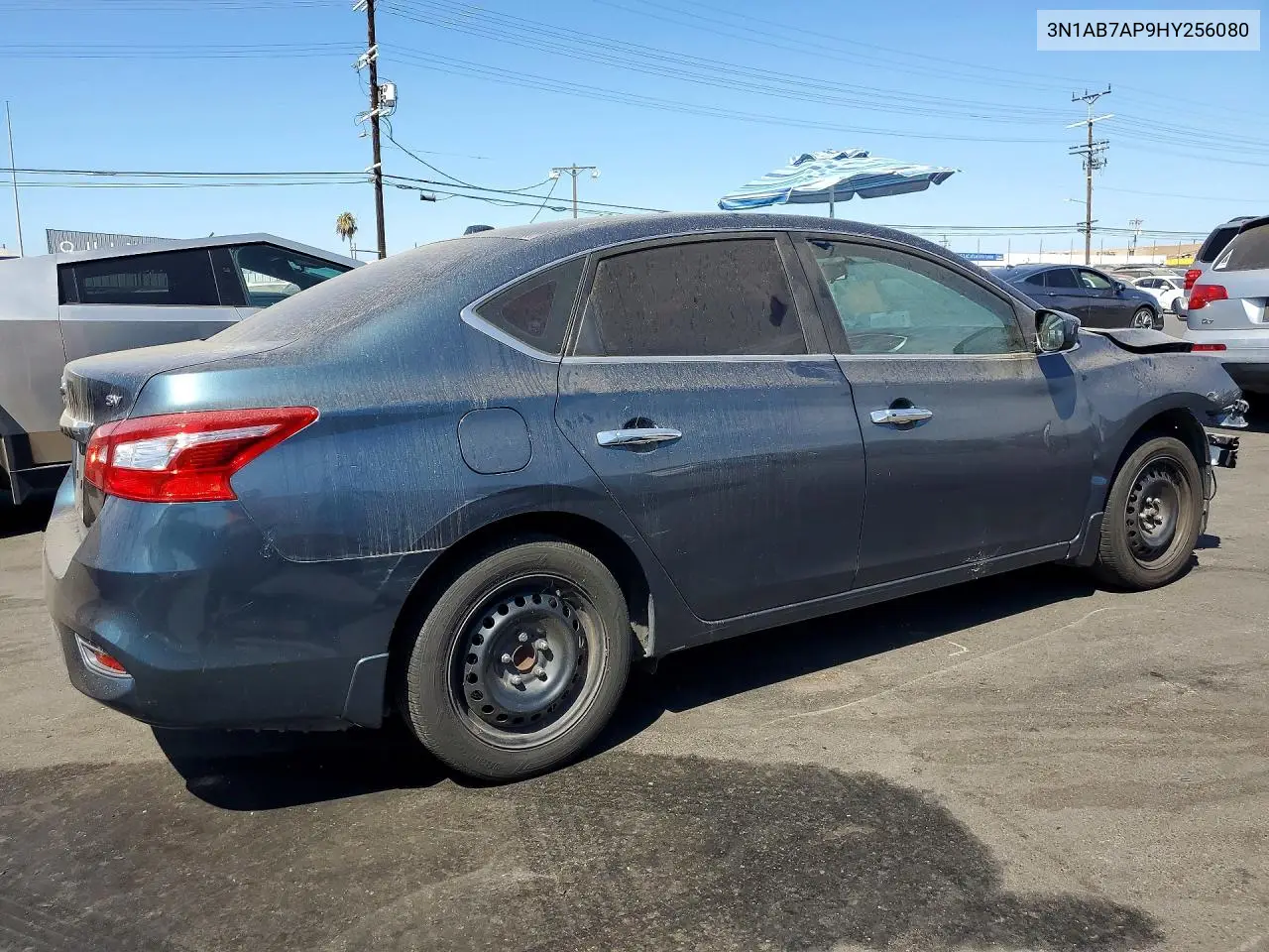 2017 Nissan Sentra Sv VIN: 3N1AB7AP9HY256080 Lot: 62058896