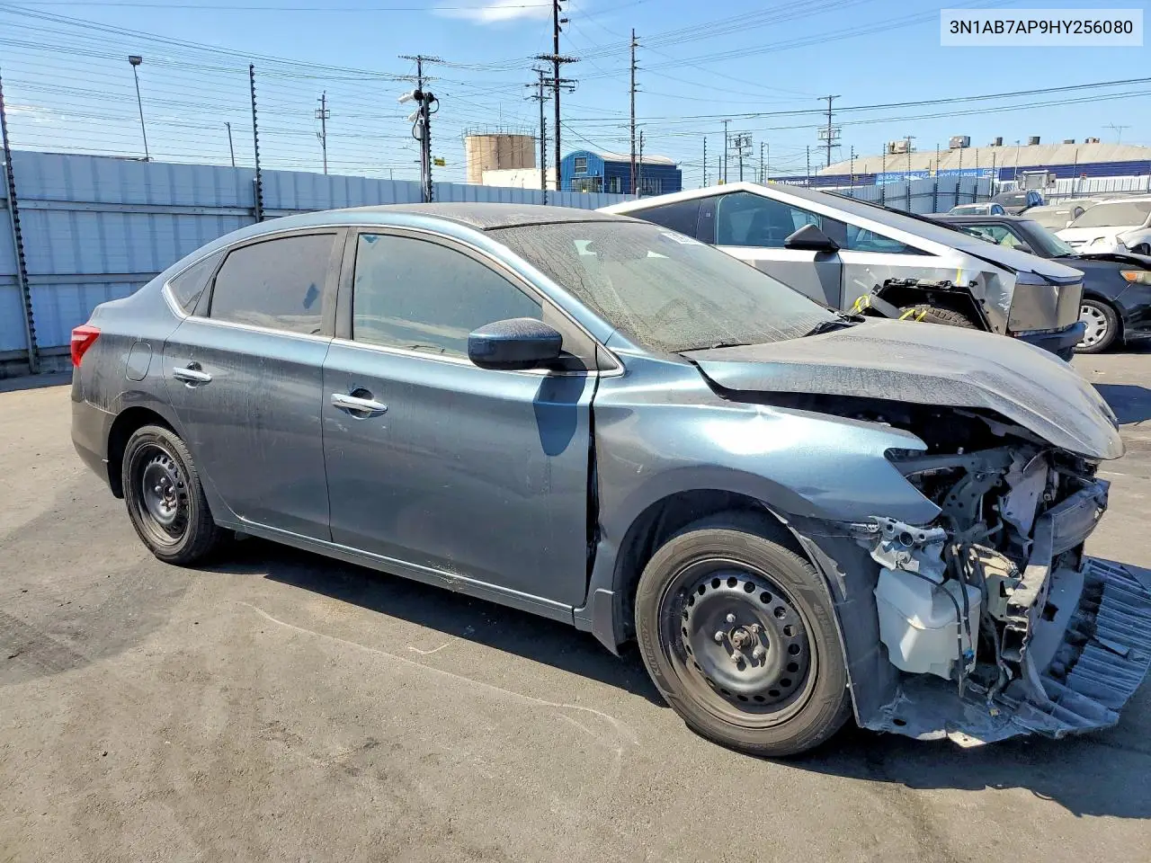 2017 Nissan Sentra Sv VIN: 3N1AB7AP9HY256080 Lot: 62058896