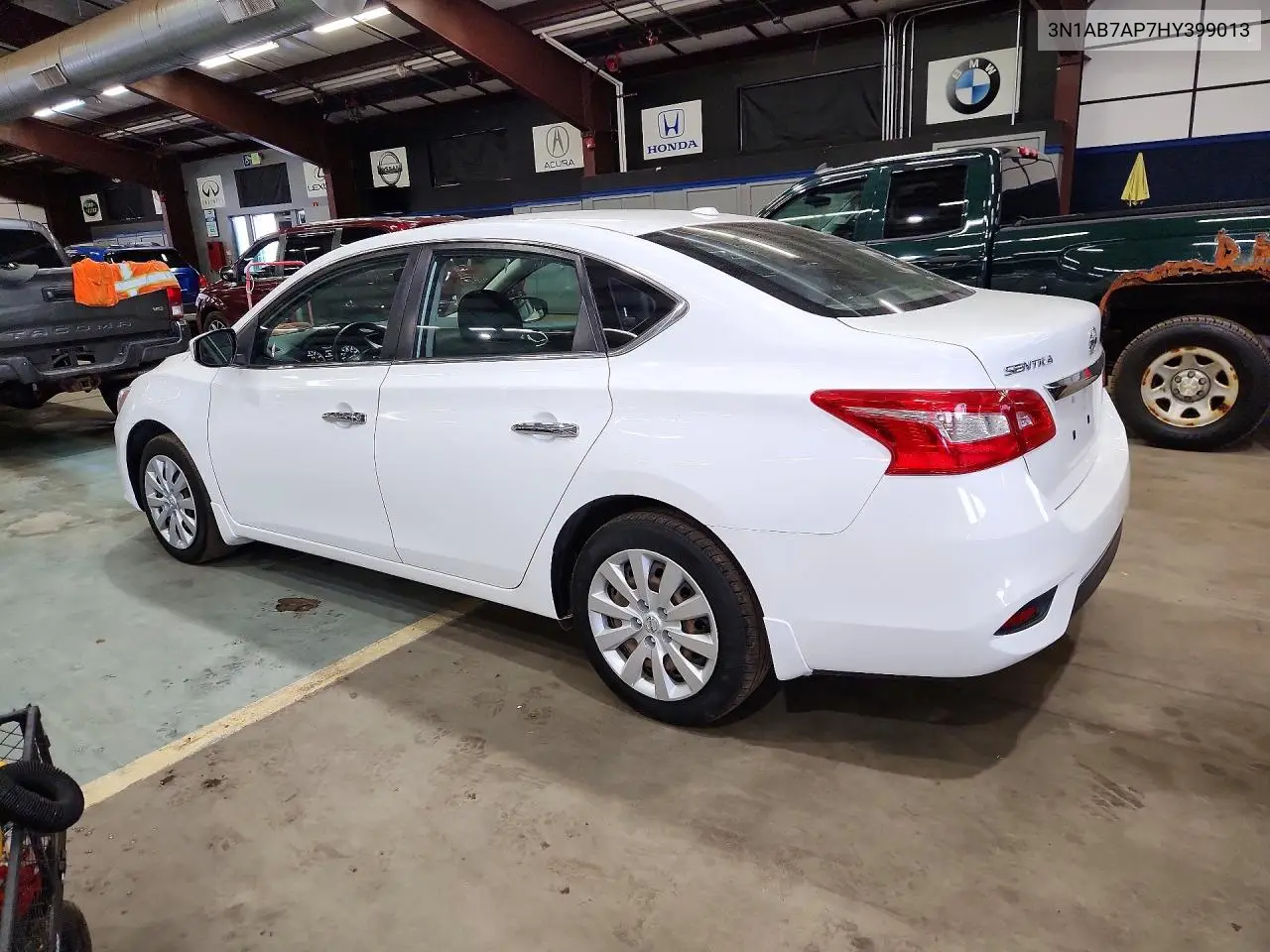 2017 Nissan Sentra Sv VIN: 3N1AB7AP7HY399013 Lot: 62283156