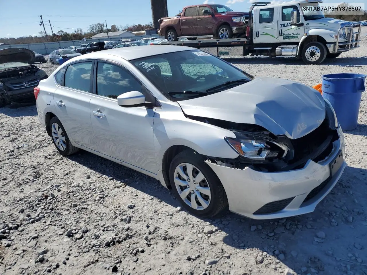 3N1AB7AP5HY378807 2017 Nissan Sentra S