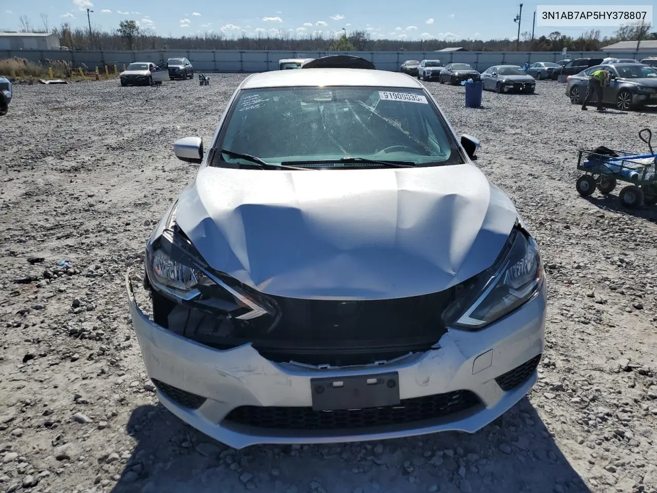 3N1AB7AP5HY378807 2017 Nissan Sentra S