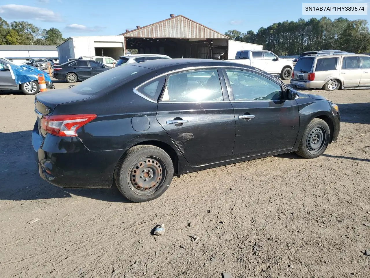 3N1AB7AP1HY389674 2017 Nissan Sentra S