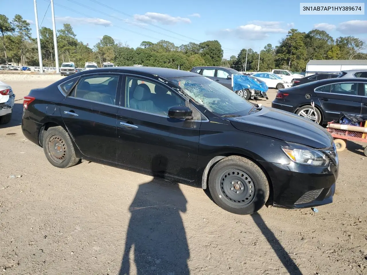 3N1AB7AP1HY389674 2017 Nissan Sentra S