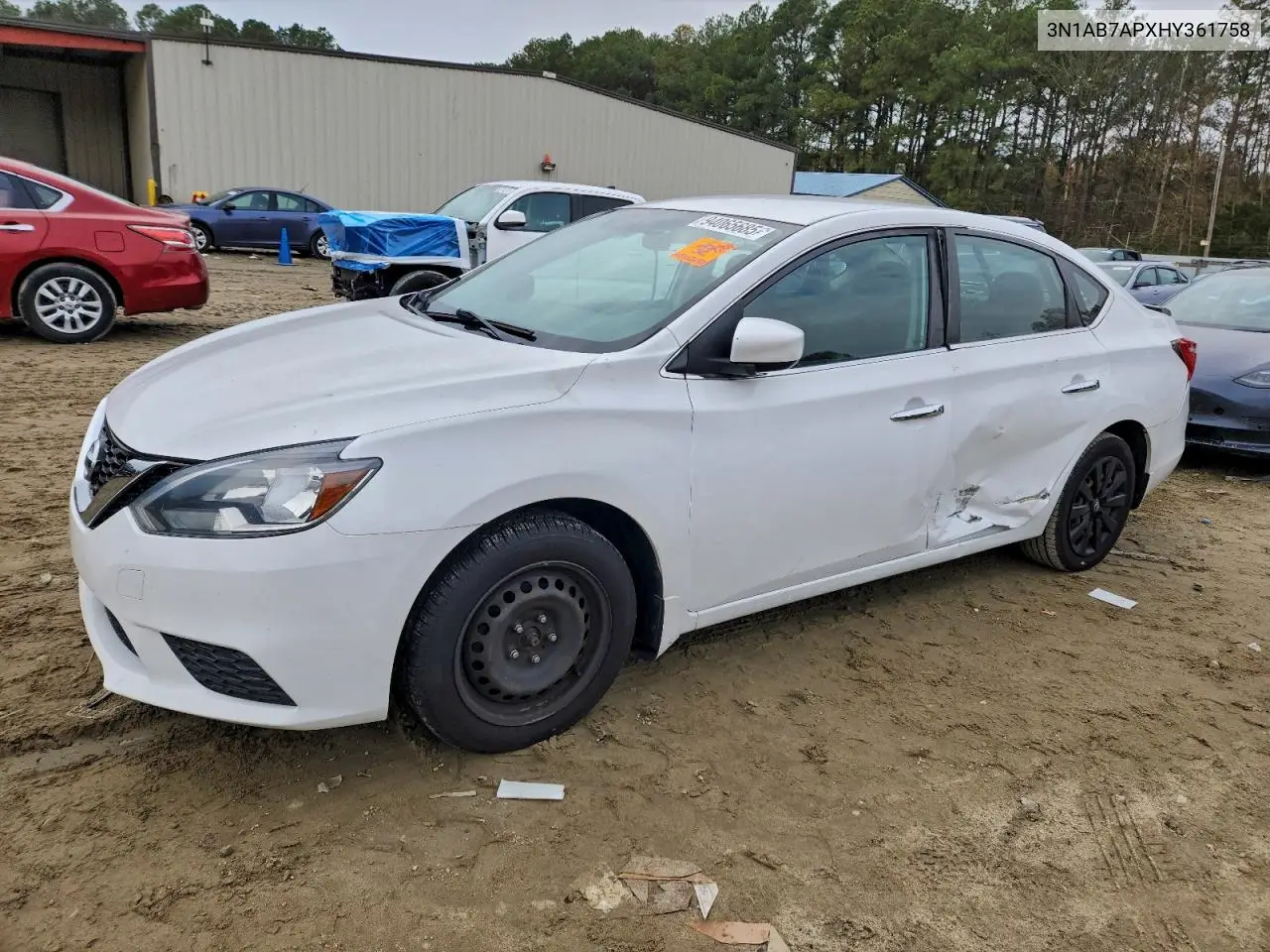 3N1AB7APXHY361758 2017 Nissan Sentra S