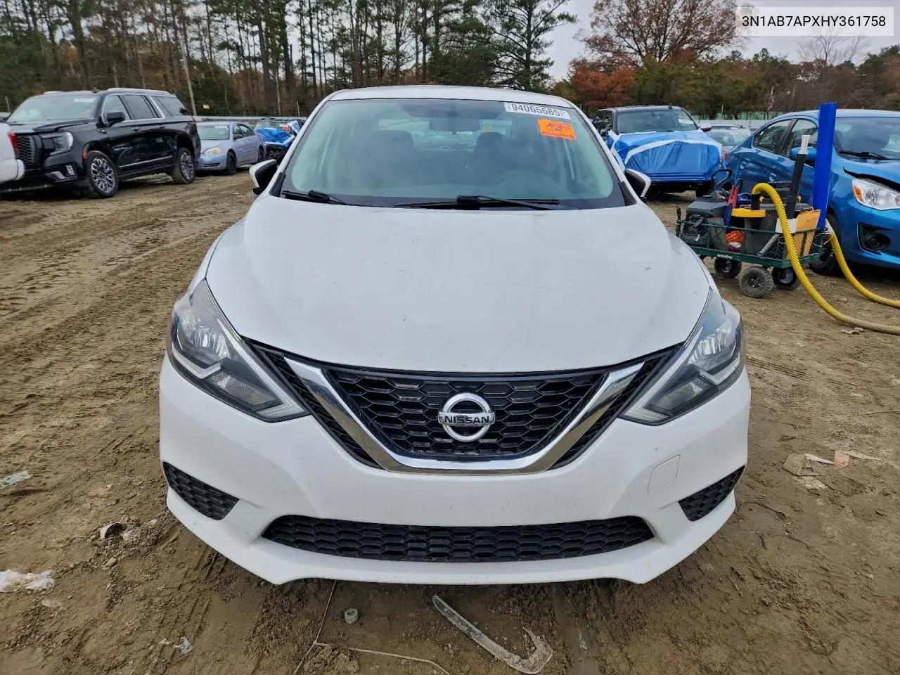 3N1AB7APXHY361758 2017 Nissan Sentra S