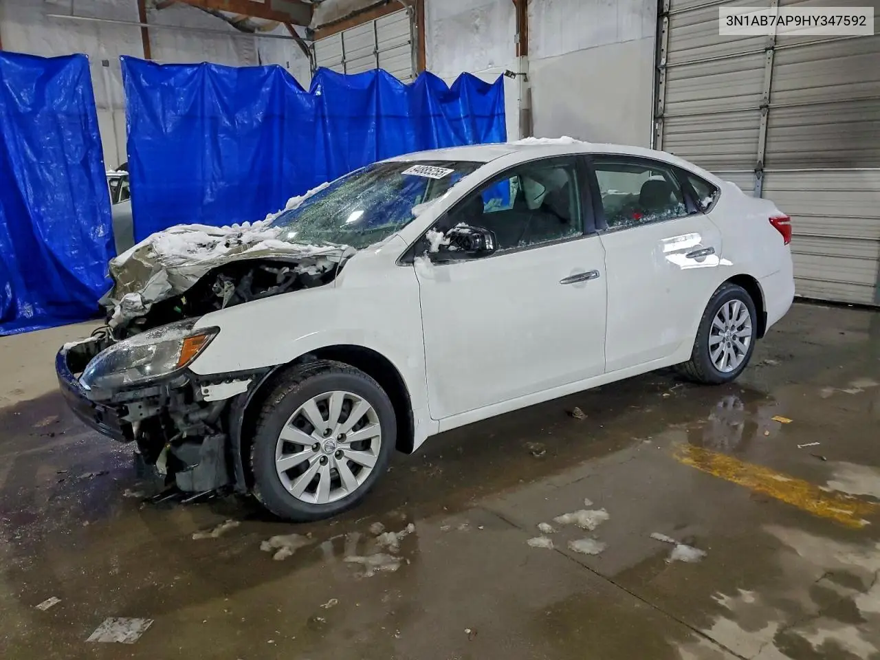 3N1AB7AP9HY347592 2017 Nissan Sentra S