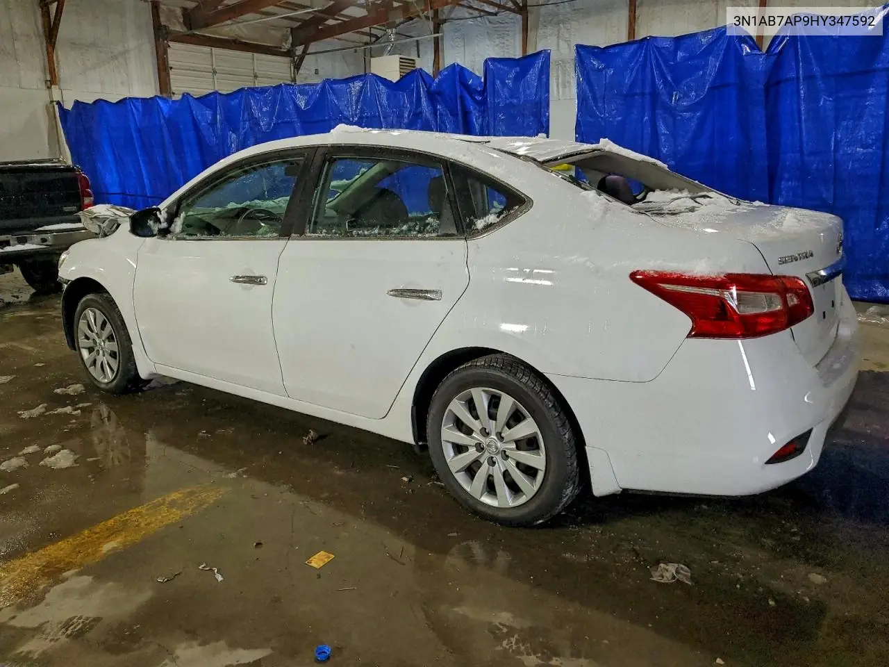 3N1AB7AP9HY347592 2017 Nissan Sentra S