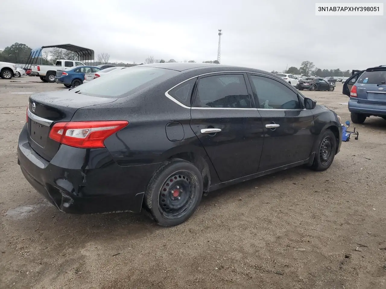 3N1AB7APXHY398051 2017 Nissan Sentra S