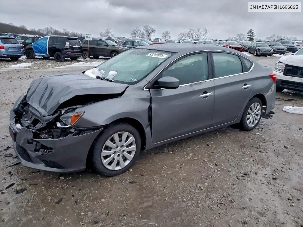 3N1AB7AP5HL696665 2017 Nissan Sentra S