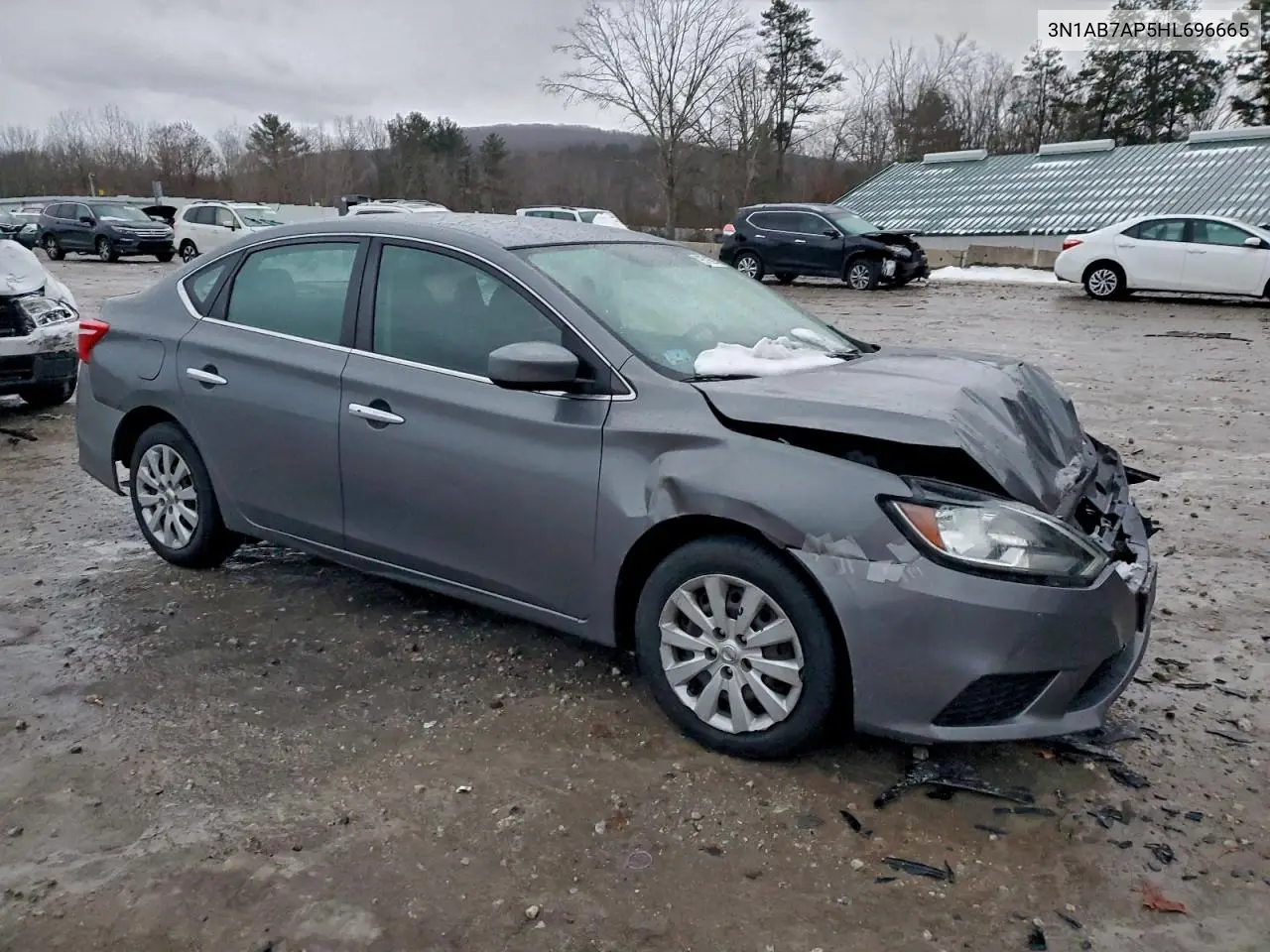 3N1AB7AP5HL696665 2017 Nissan Sentra S