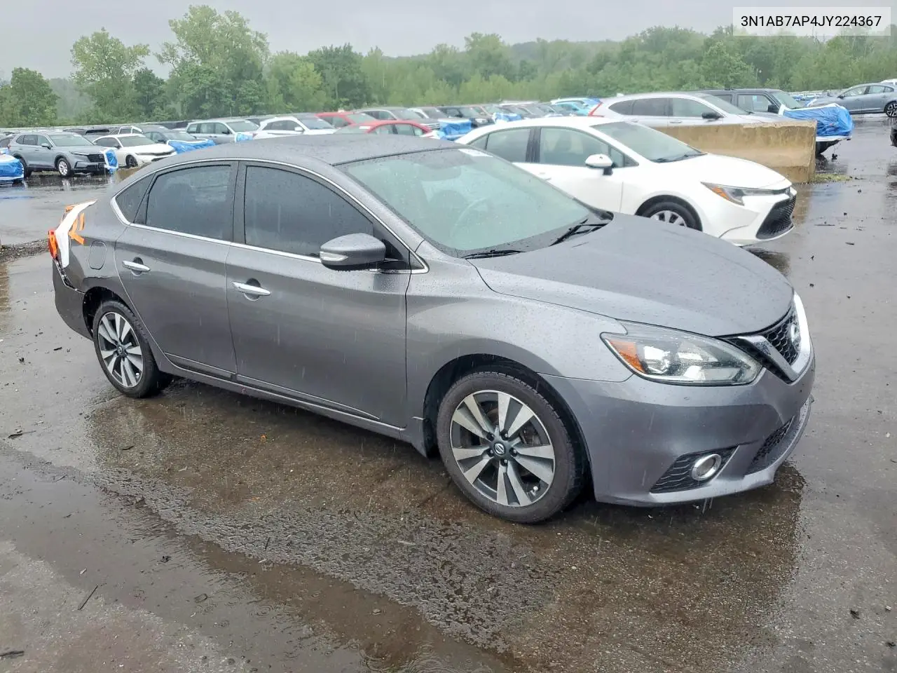 2018 Nissan Sentra Sl VIN: 3N1AB7AP4JY224367 Lot: 61347156