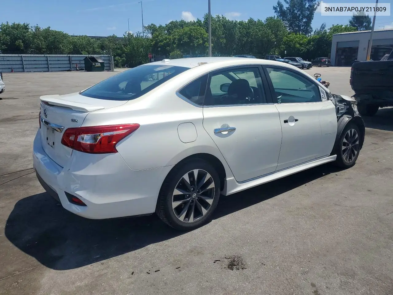 2018 Nissan Sentra Sr VIN: 3N1AB7AP0JY211809 Lot: 61517536