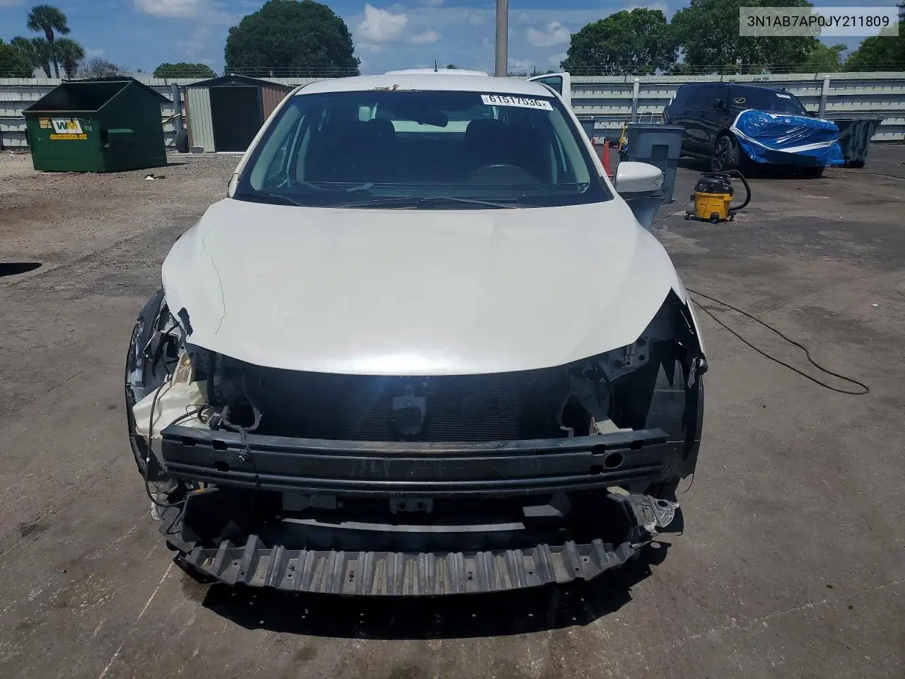 2018 Nissan Sentra Sr VIN: 3N1AB7AP0JY211809 Lot: 61517536