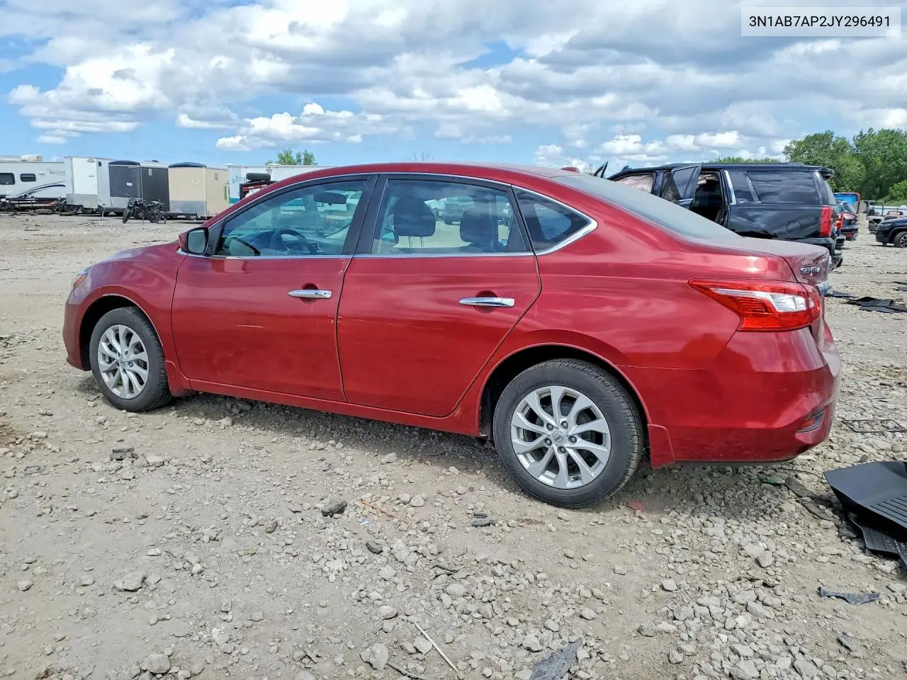 2018 Nissan Sentra S VIN: 3N1AB7AP2JY296491 Lot: 61893836