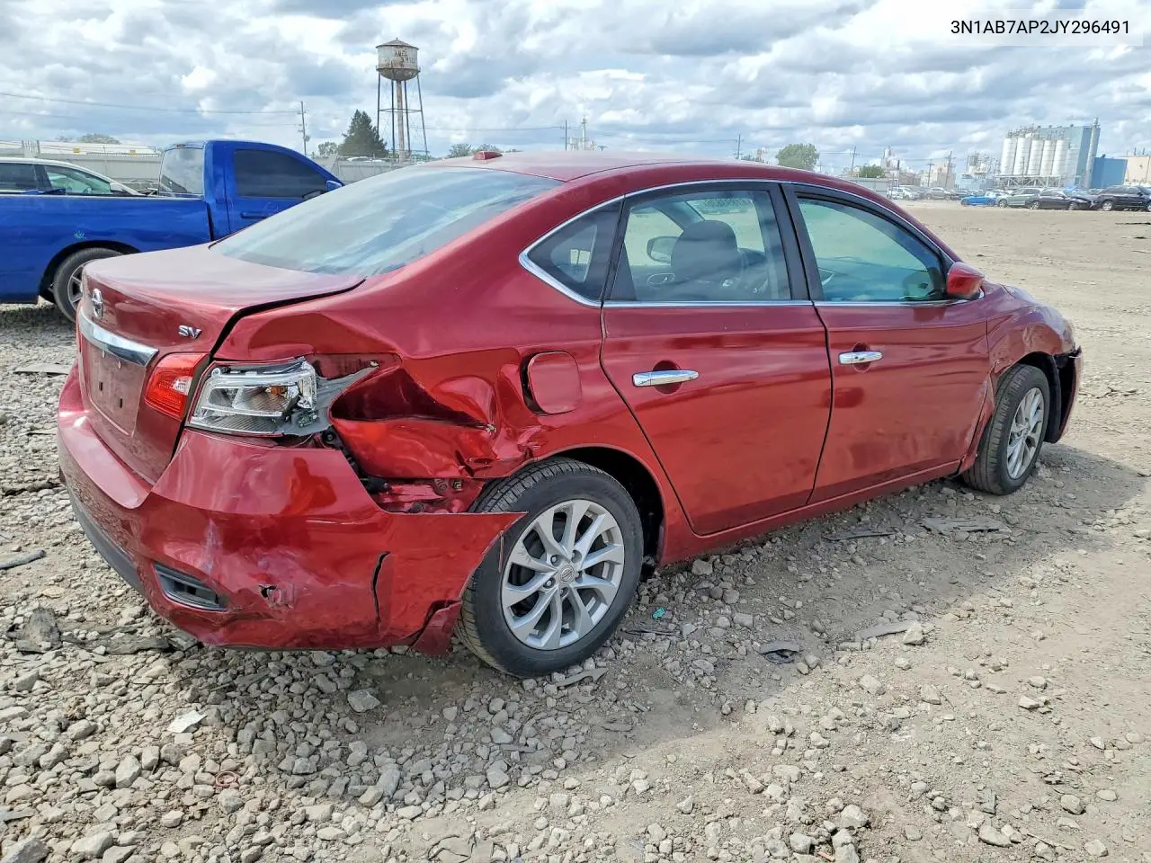 2018 Nissan Sentra S VIN: 3N1AB7AP2JY296491 Lot: 61893836