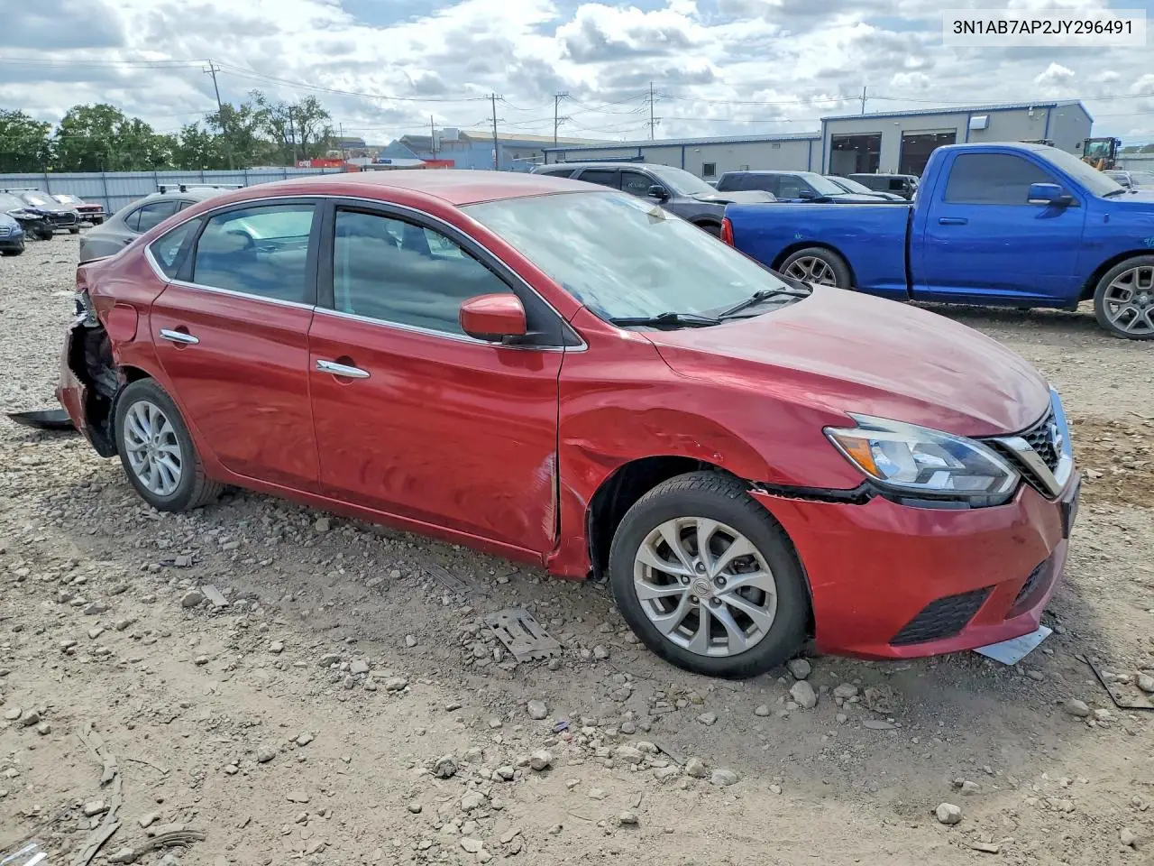 2018 Nissan Sentra S VIN: 3N1AB7AP2JY296491 Lot: 61893836