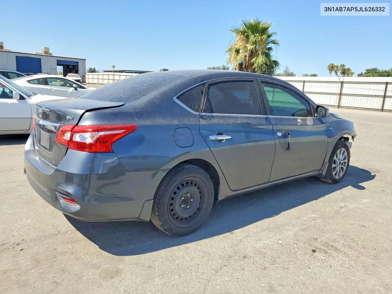 2018 Nissan Sentra Sv VIN: 3N1AB7AP5JL626332 Lot: 62114246