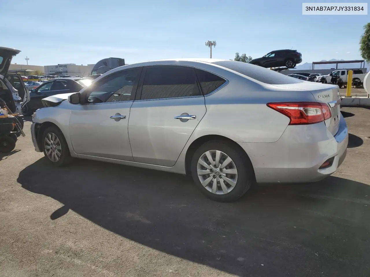 3N1AB7AP7JY331834 2018 Nissan Sentra S