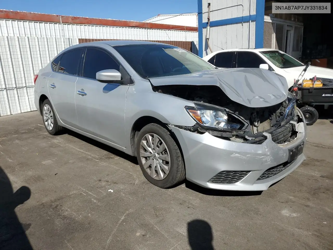 3N1AB7AP7JY331834 2018 Nissan Sentra S