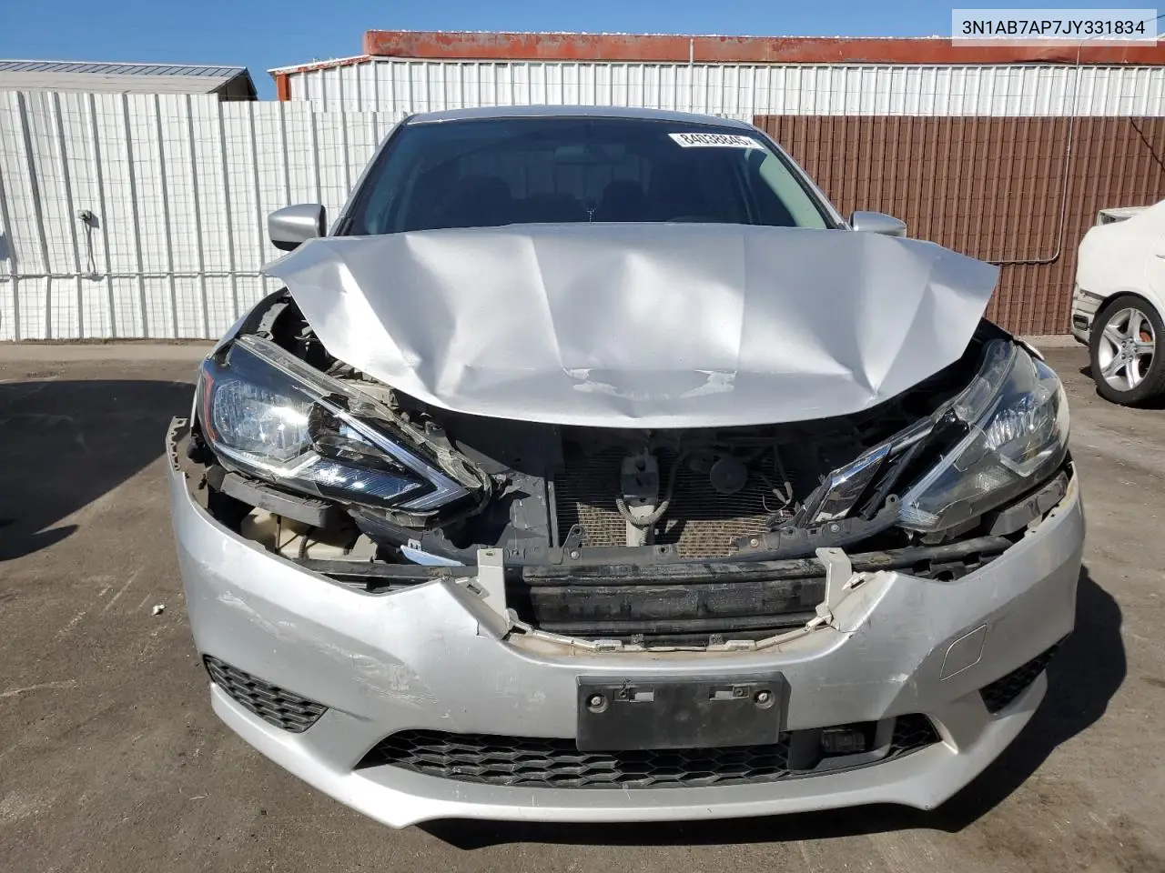 3N1AB7AP7JY331834 2018 Nissan Sentra S