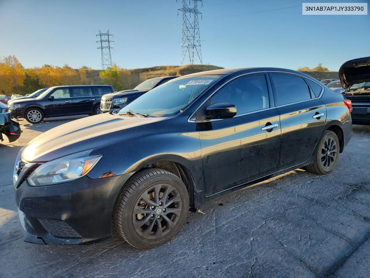 3N1AB7AP1JY333790 2018 Nissan Sentra S