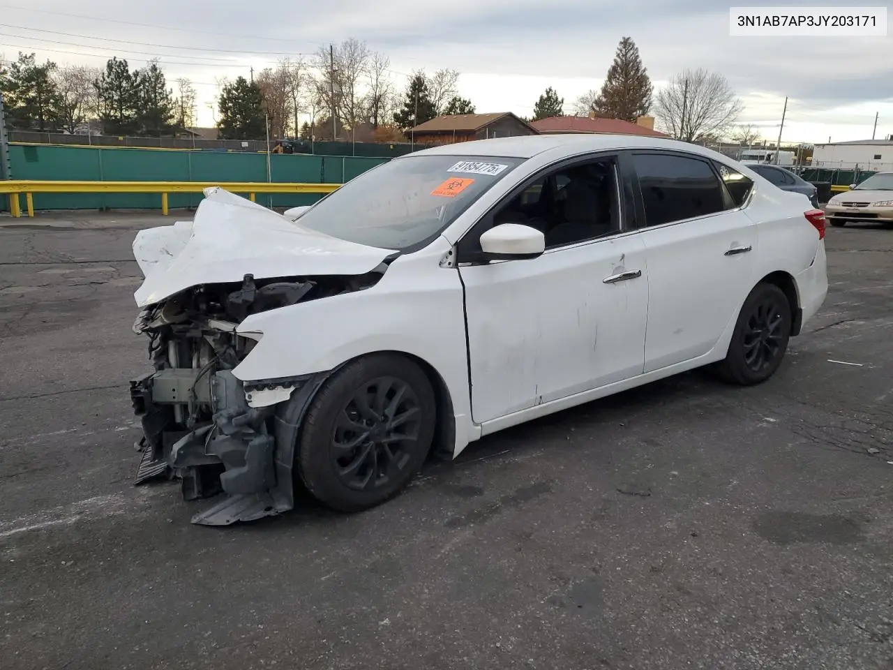 3N1AB7AP3JY203171 2018 Nissan Sentra Sv