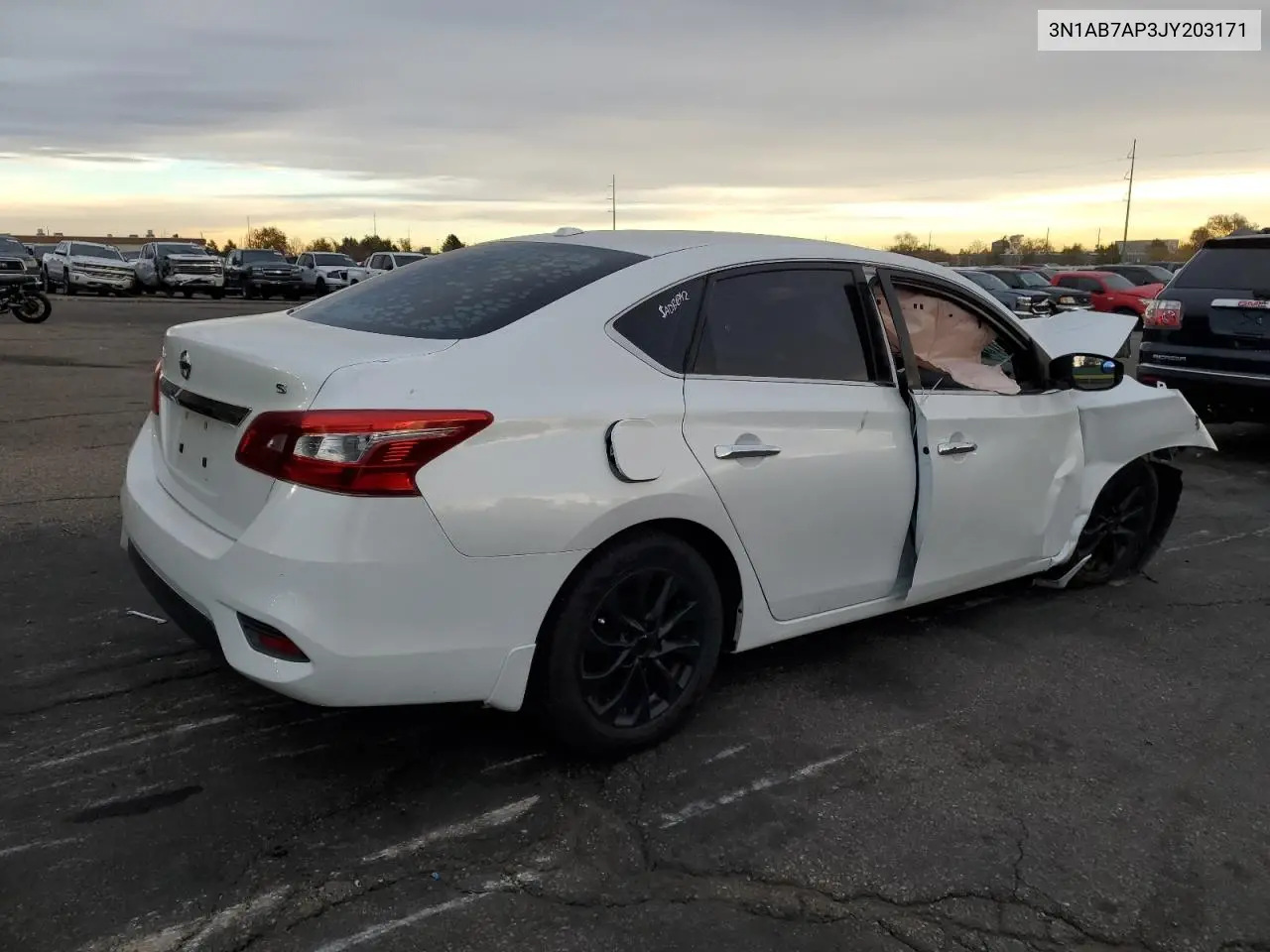 3N1AB7AP3JY203171 2018 Nissan Sentra Sv