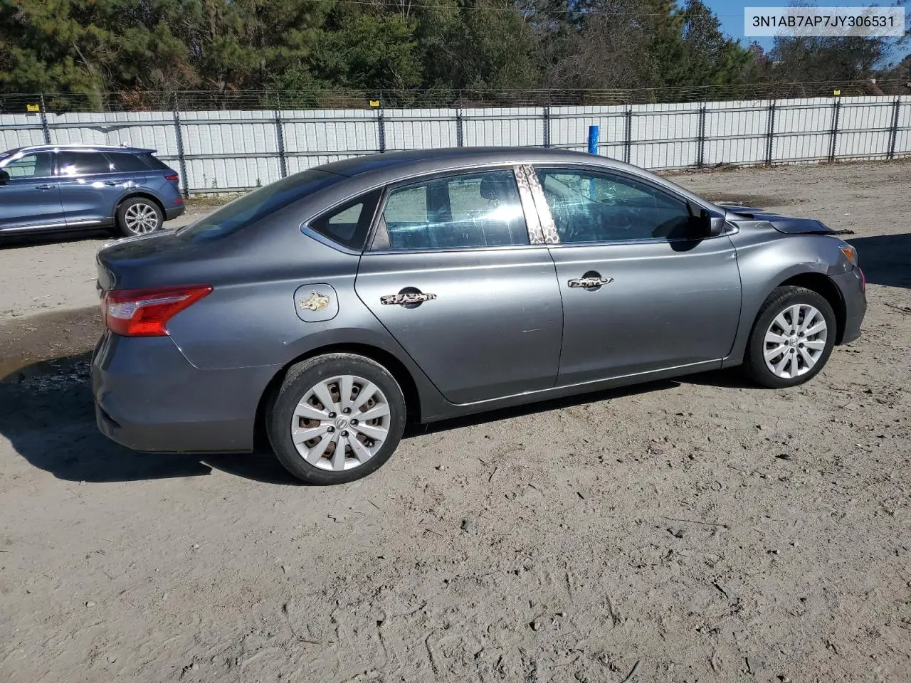 3N1AB7AP7JY306531 2018 Nissan Sentra S