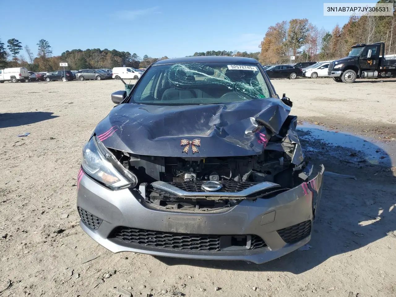 3N1AB7AP7JY306531 2018 Nissan Sentra S