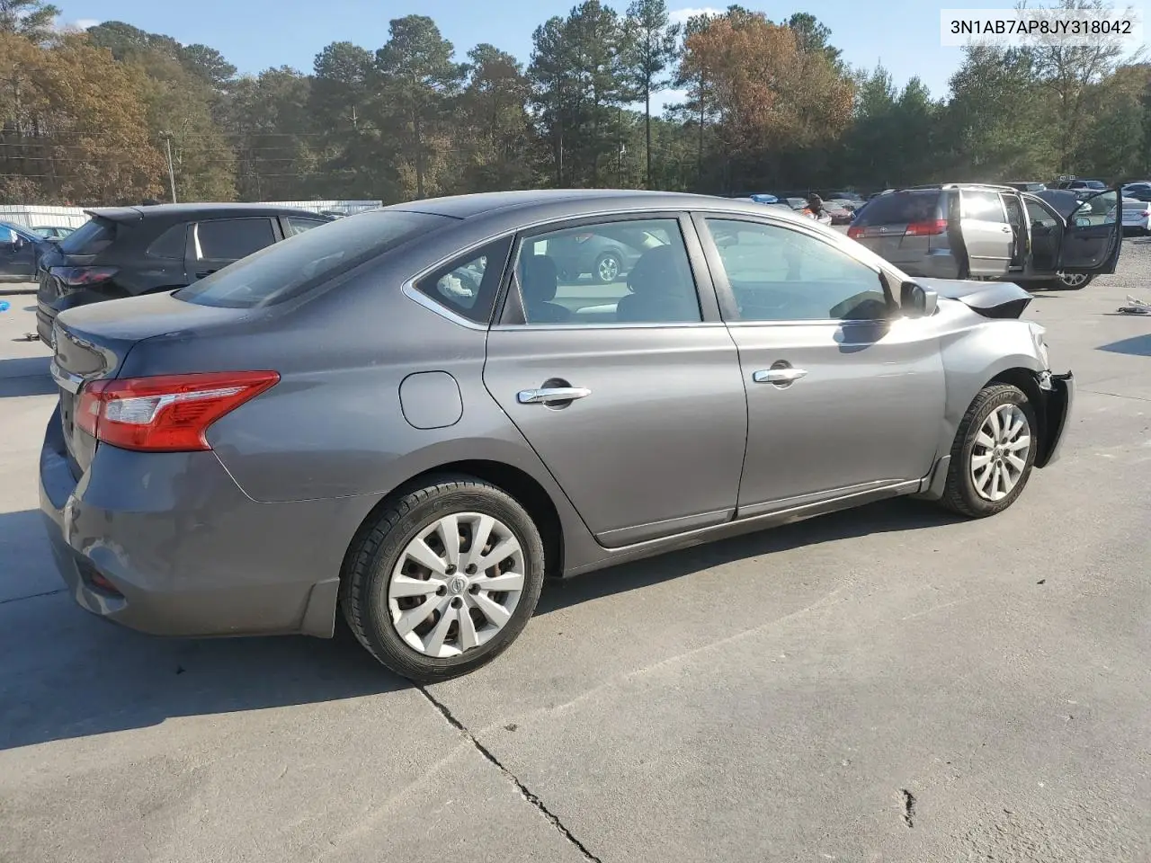 3N1AB7AP8JY318042 2018 Nissan Sentra S