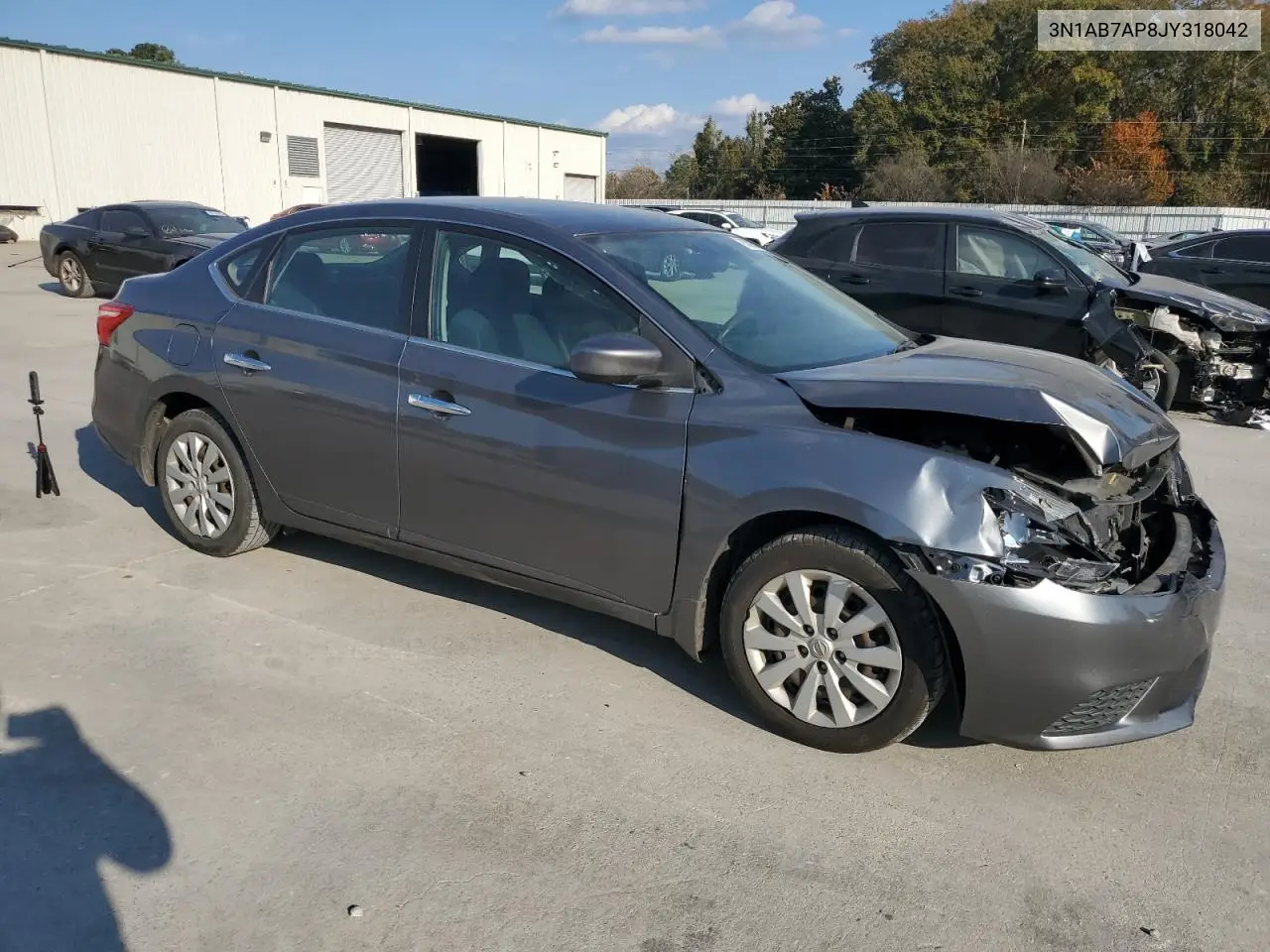 3N1AB7AP8JY318042 2018 Nissan Sentra S