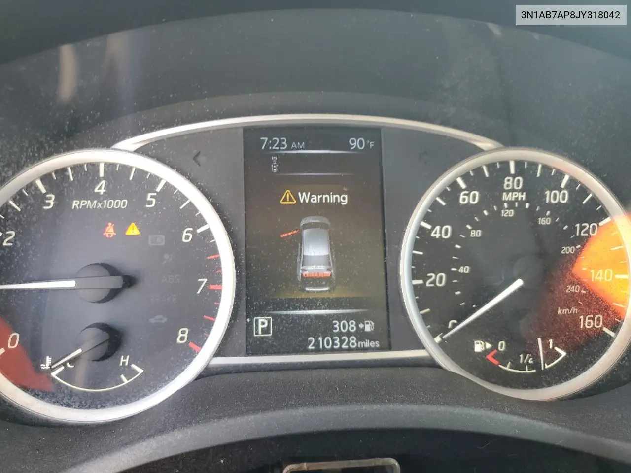 3N1AB7AP8JY318042 2018 Nissan Sentra S