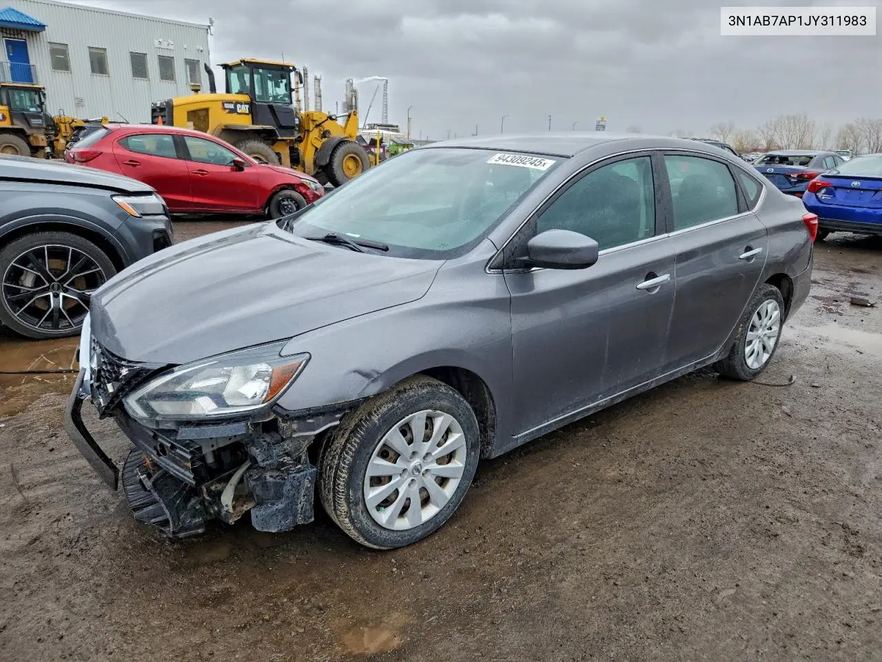 3N1AB7AP1JY311983 2018 Nissan Sentra S