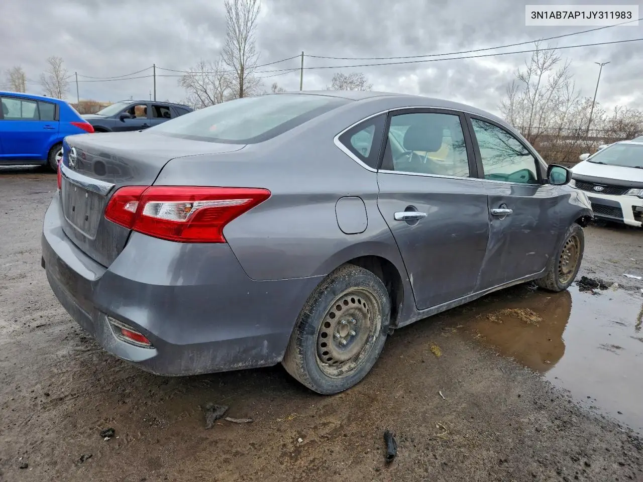 3N1AB7AP1JY311983 2018 Nissan Sentra S
