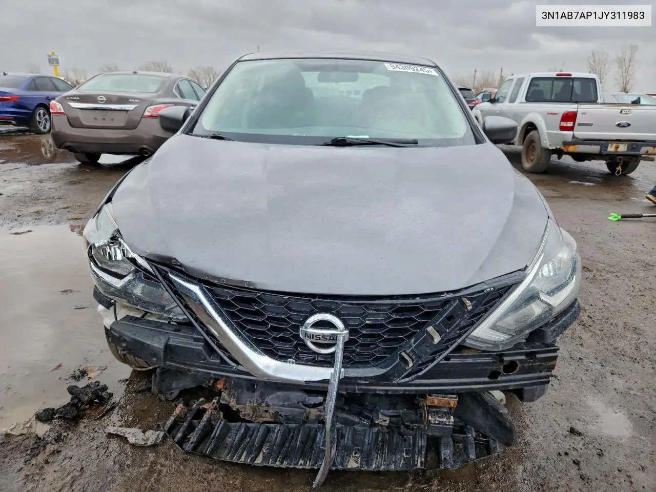 3N1AB7AP1JY311983 2018 Nissan Sentra S