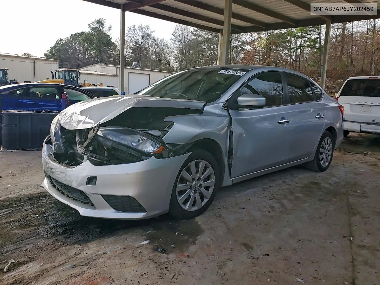 3N1AB7AP6JY202452 2018 Nissan Sentra S