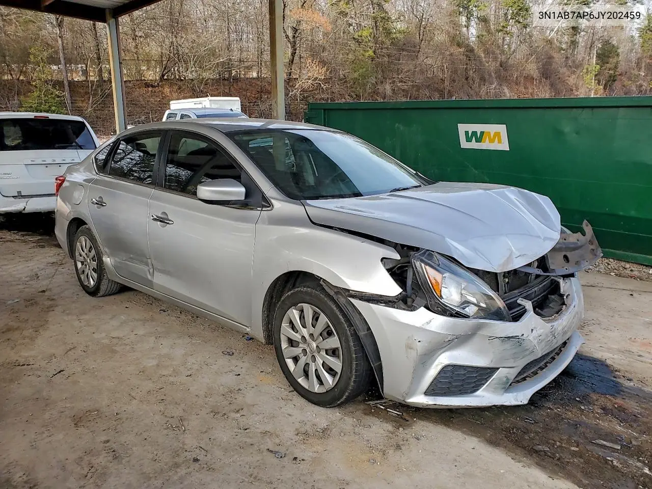 3N1AB7AP6JY202452 2018 Nissan Sentra S